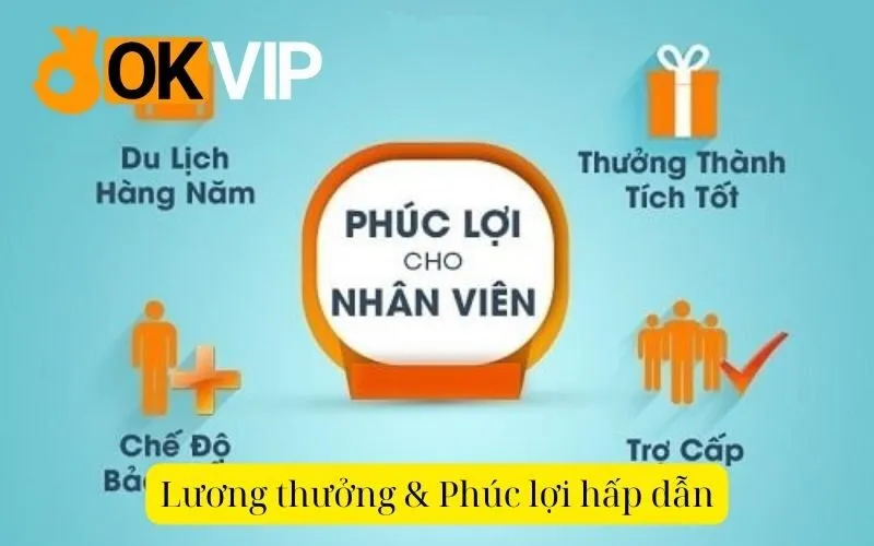 Lương thưởng & Phúc lợi hấp dẫn